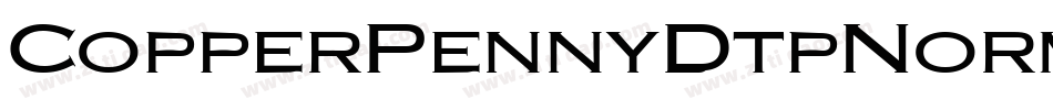 CopperPennyDtpNormal-Zo7Z字体转换