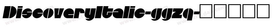 DiscoveryItalic-ggzq字体转换