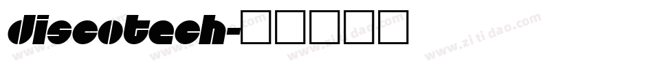 discotech字体转换