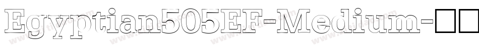 Egyptian505EF-Medium字体转换