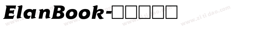 ElanBook字体转换