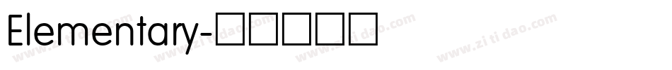 Elementary字体转换