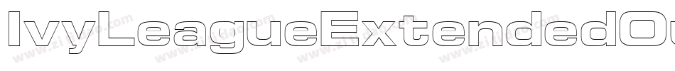 IvyLeagueExtendedOutline字体转换
