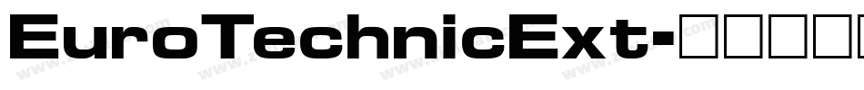 EuroTechnicExt字体转换