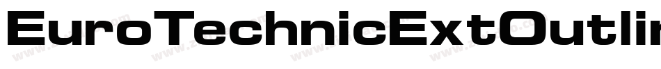 EuroTechnicExtOutline字体转换