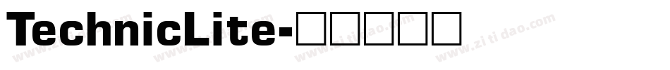 TechnicLite字体转换
