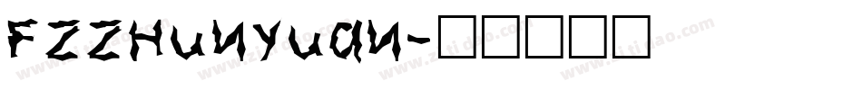 FZZhunYuan字体转换