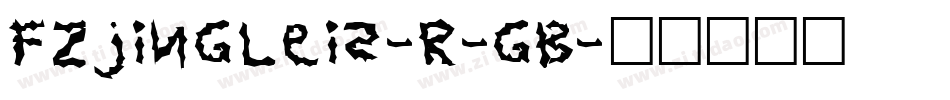 FZJingLeiS-R-GB字体转换