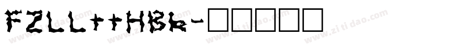 FZLltthbk字体转换