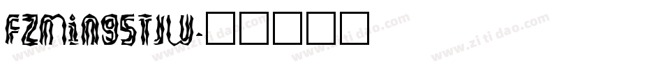 FZMingSTJW字体转换