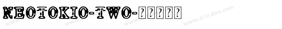 NeoTokio-Two字体转换