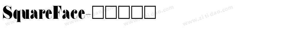 SquareFace字体转换