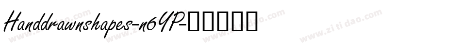 Handdrawnshapes-n6YP字体转换
