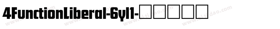 4FunctionLiberal-6yl1字体转换