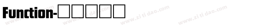 Function字体转换