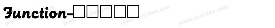 Function字体转换