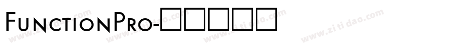 FunctionPro字体转换