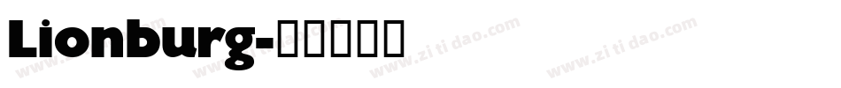 Lionburg字体转换