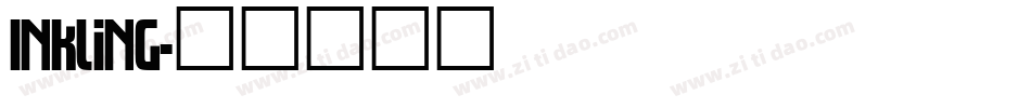 Inkling字体转换