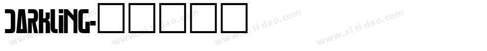 darkling字体转换