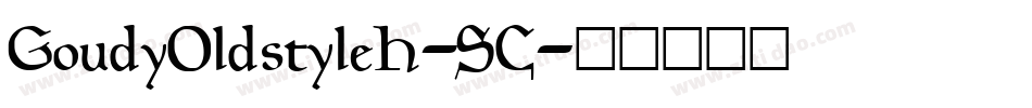 GoudyOldstyleH-SC字体转换