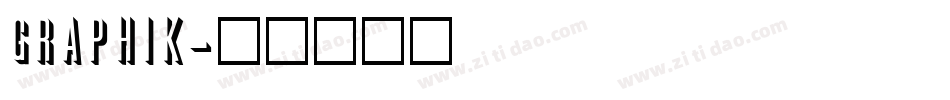 Graphik字体转换