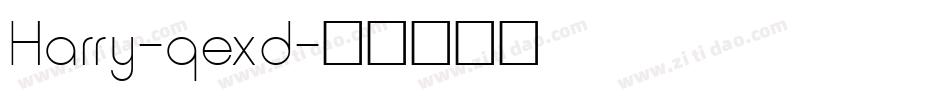 Harry-qexd字体转换