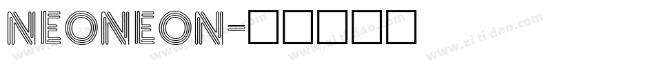 Neoneon字体转换