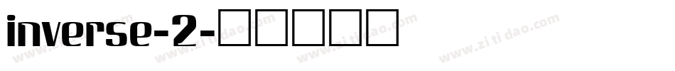 inverse-2字体转换