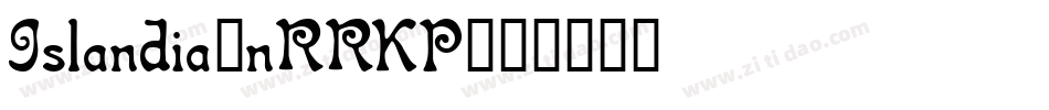 Islandia-nRRKP字体转换