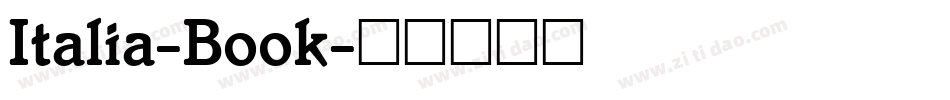 Italia-Book字体转换
