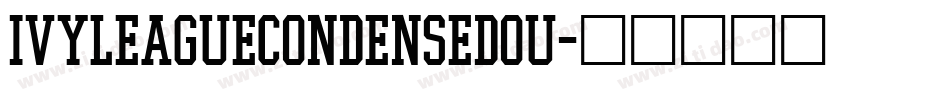 IvyLeagueCondensedOu字体转换