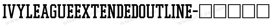 IvyLeagueExtendedOutline字体转换