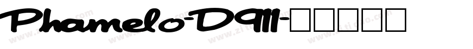 Phamelo-D911字体转换