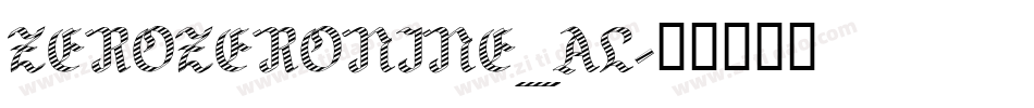 ZEROZERONINE_AL字体转换