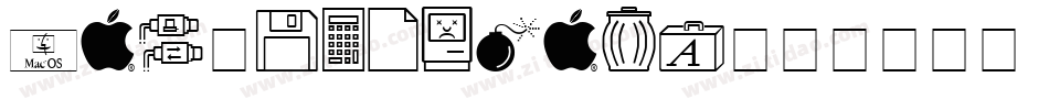 Mac-Dingbats字体转换