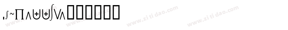 Mathelline字体转换