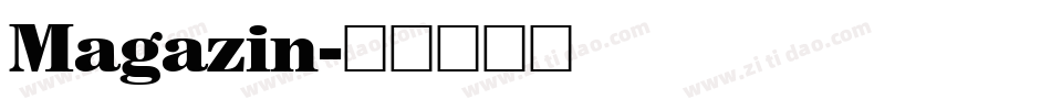Magazin字体转换