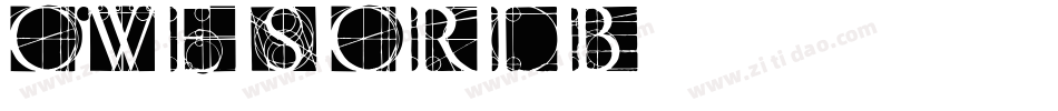 CWESCRIB字体转换