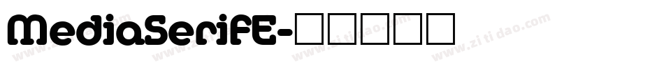 MediaSerifE字体转换