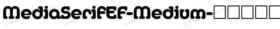 MediaSerifEF-Medium字体转换