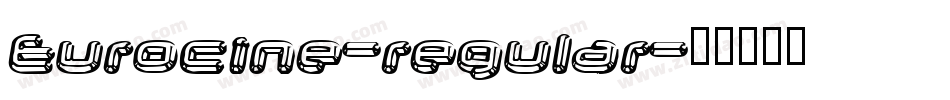 Eurocine-regular字体转换