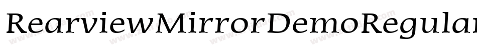 RearviewMirrorDemoRegular-vY6Z字体转换