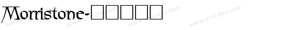 Morristone字体转换
