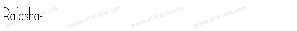 Rafasha字体转换