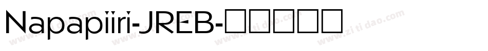 Napapiiri-JREB字体转换