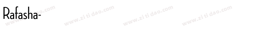Rafasha字体转换