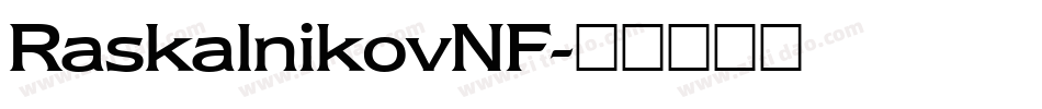RaskalnikovNF字体转换