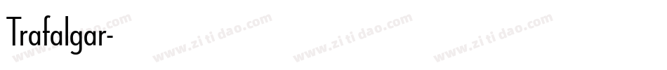 Trafalgar字体转换