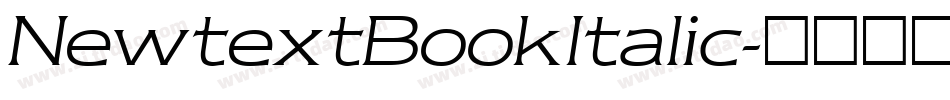 NewtextBookItalic字体转换